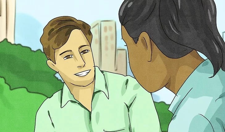 زبان بدن مرد عاشق با تماس چشمی