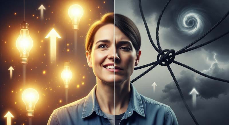 مقایسه ذهن بازنده و ذهن برنده