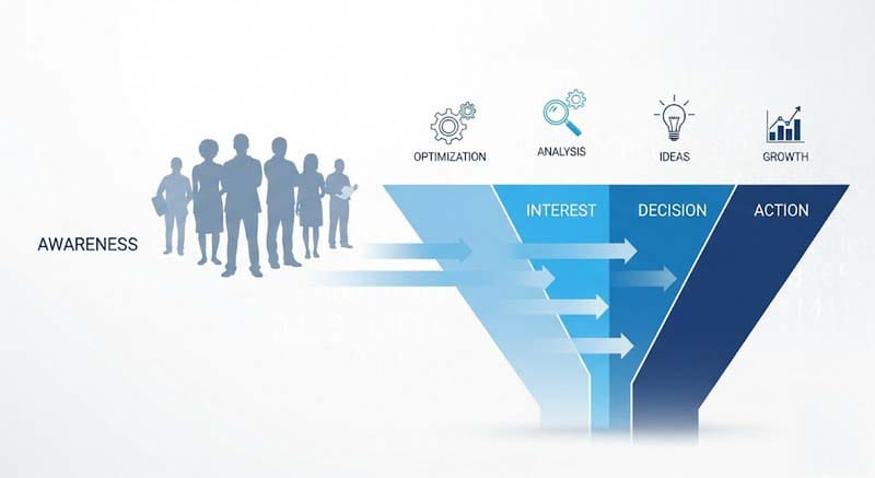 طراحی و بهینهسازی قیف فروش