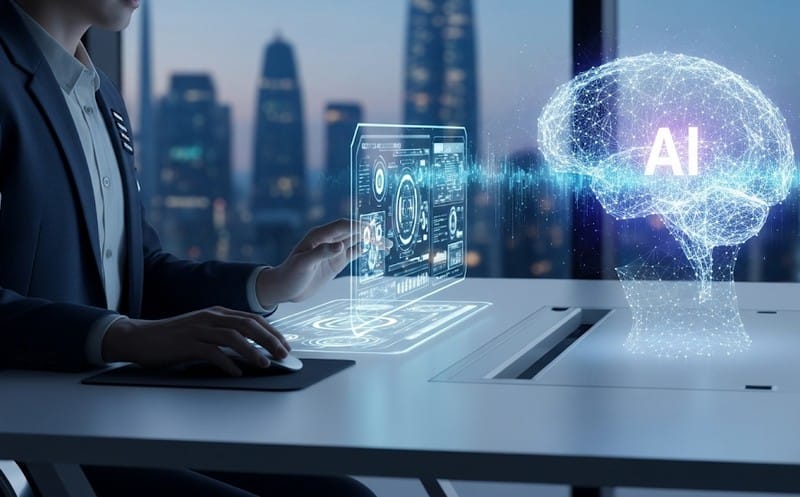 نقش هوش مصنوعی در کار آنلاین پاره وقت در منزل