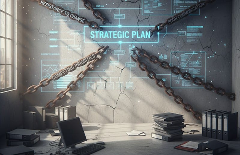 چالشها و موانع اجرای برنامهریزی استراتژیک